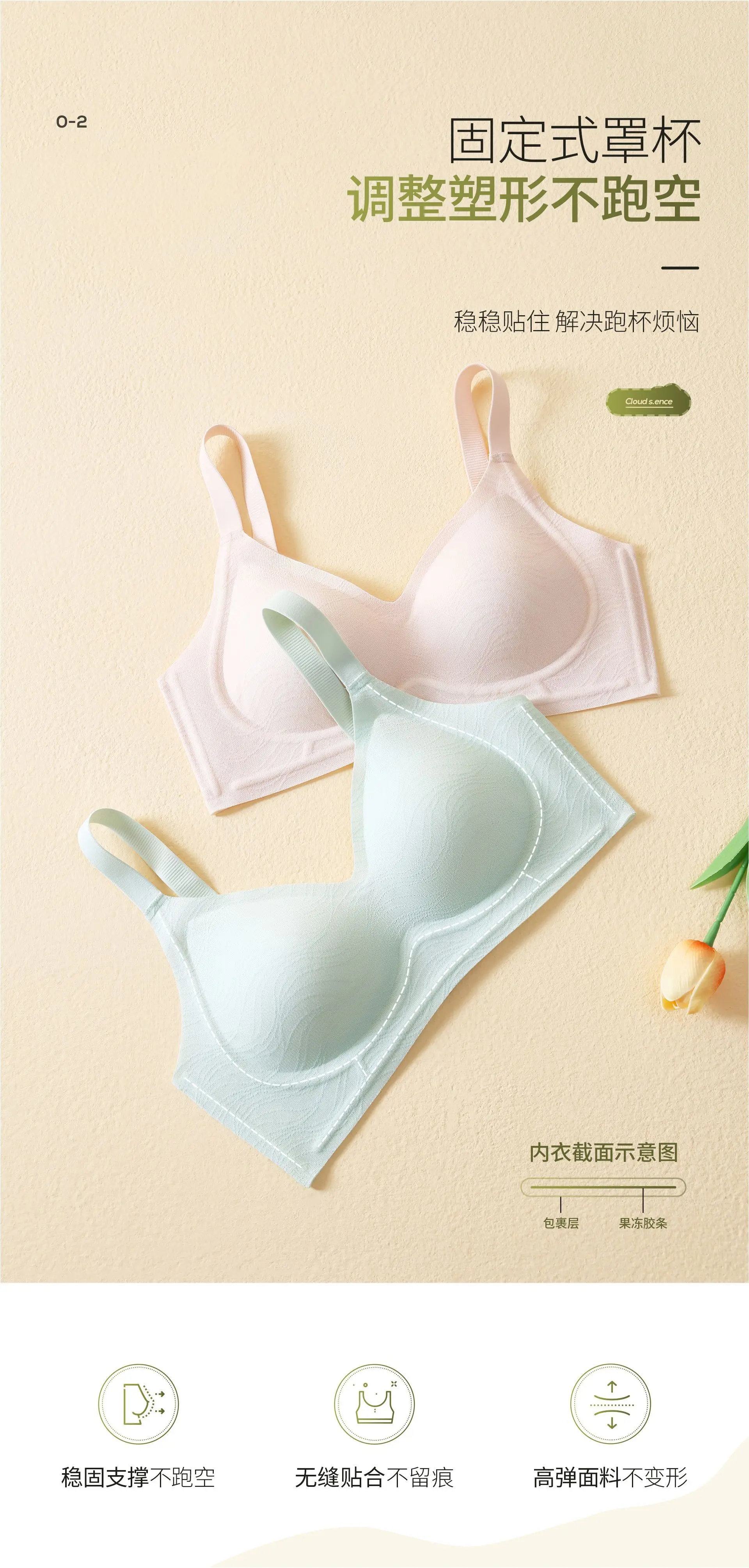 Naked Jelly Glue Support Bra for Women — feature 5