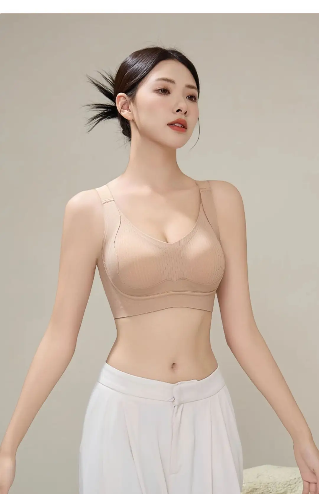 Underwear for Women with Small Busts, Push-Up Effect, No Empty Cups, No Underwire, Side Breast Support, Anti-Sagging, Comfortable Adjustable Bra — feature 24