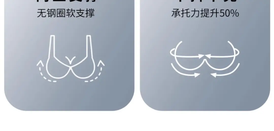 Underwear for Women with Small Busts, Push-Up Effect, No Empty Cups, No Underwire, Side Breast Support, Anti-Sagging, Comfortable Adjustable Bra — feature 4