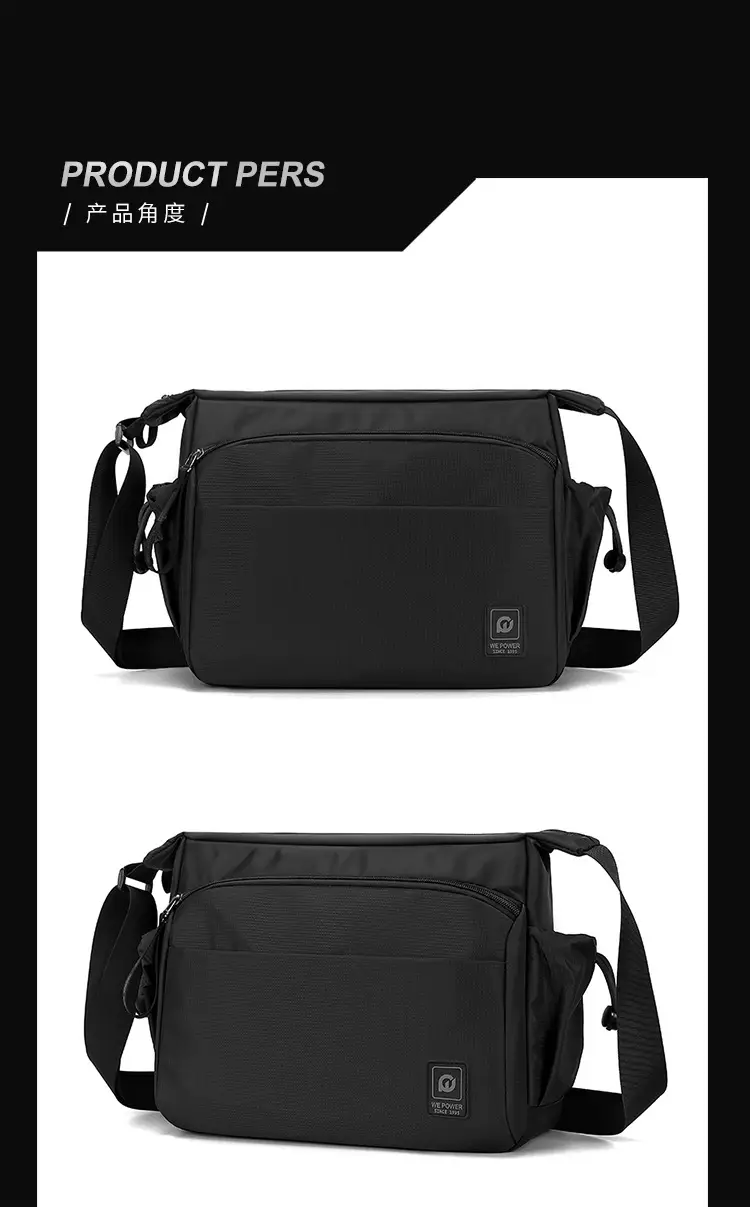 Men's Green Shoulder Crossbody Bag Large Capacity — feature 19
