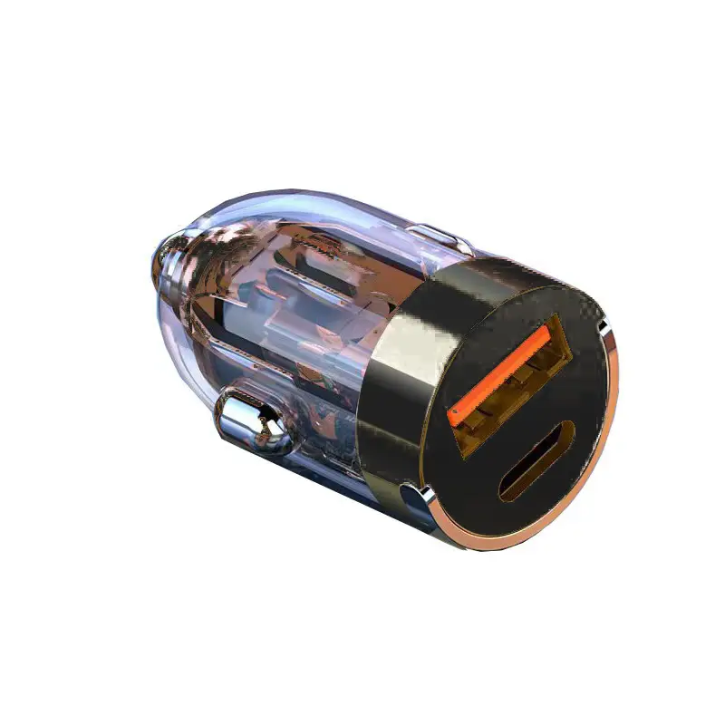 200W Fast Charging Car Lighter with Transparent Body - Image 3