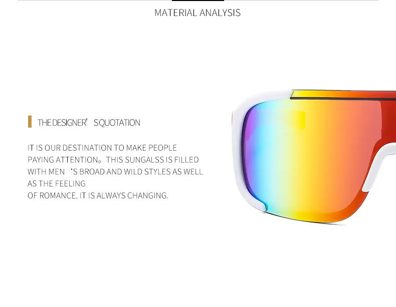Men Cycling Windproof Sunglasses with UV Protection β feature 8