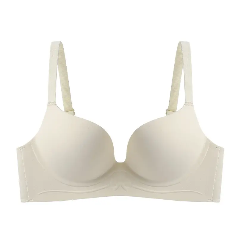 869 smooth seamless jelly strip soft support small chest gathered medium thickness bra soft and comfortable pure underwear bra - Image 10