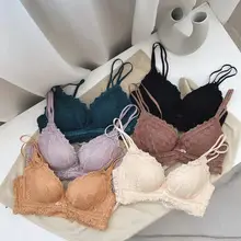 869 smooth seamless jelly strip soft support small chest gathered medium thickness bra soft and comfortable pure underwear bra — feature 17