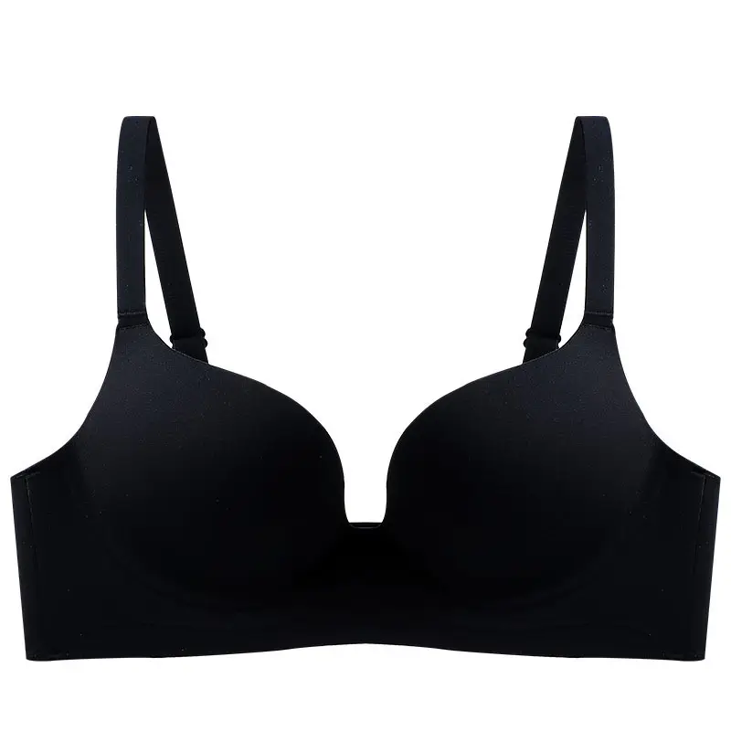 869 smooth seamless jelly strip soft support small chest gathered medium thickness bra soft and comfortable pure underwear bra - Image 4