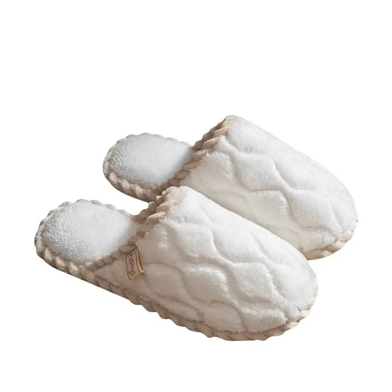 Cotton Slippers for Women in Autumn and Winter, Thick-Soled Non-Slip Warm Indoor Slippers for Couples, Plush Slippers for Men in Winter - Image 58