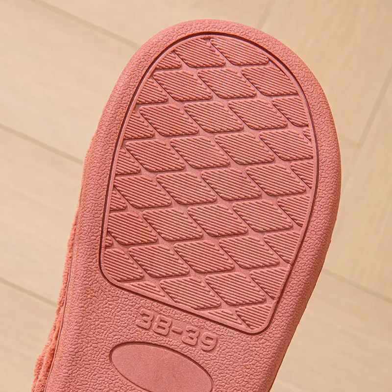 Cotton Slippers Men's Autumn and Winter 2024 New Indoor Home Non-slip Thick Bottom Comfortable Plush Slippers for Men in Winter - Image 7