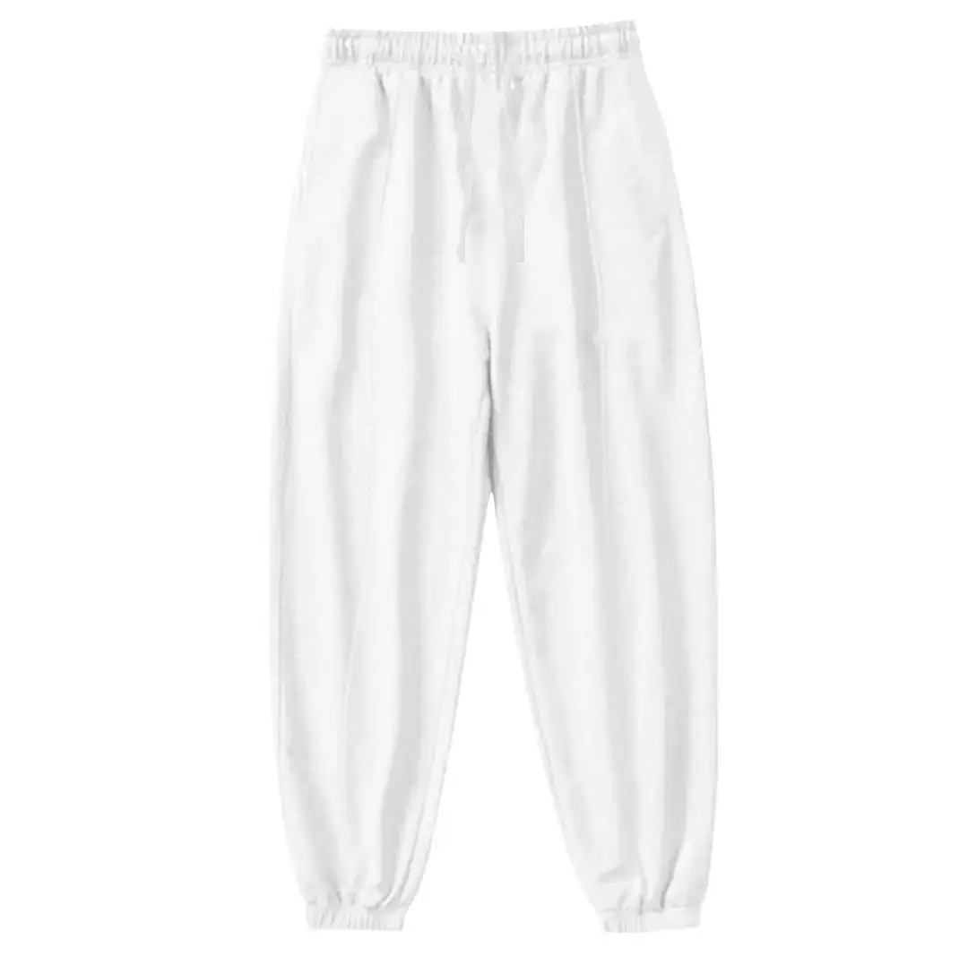 Blue Solid Plus Size Casual Jogger Pants for Men — feature 16