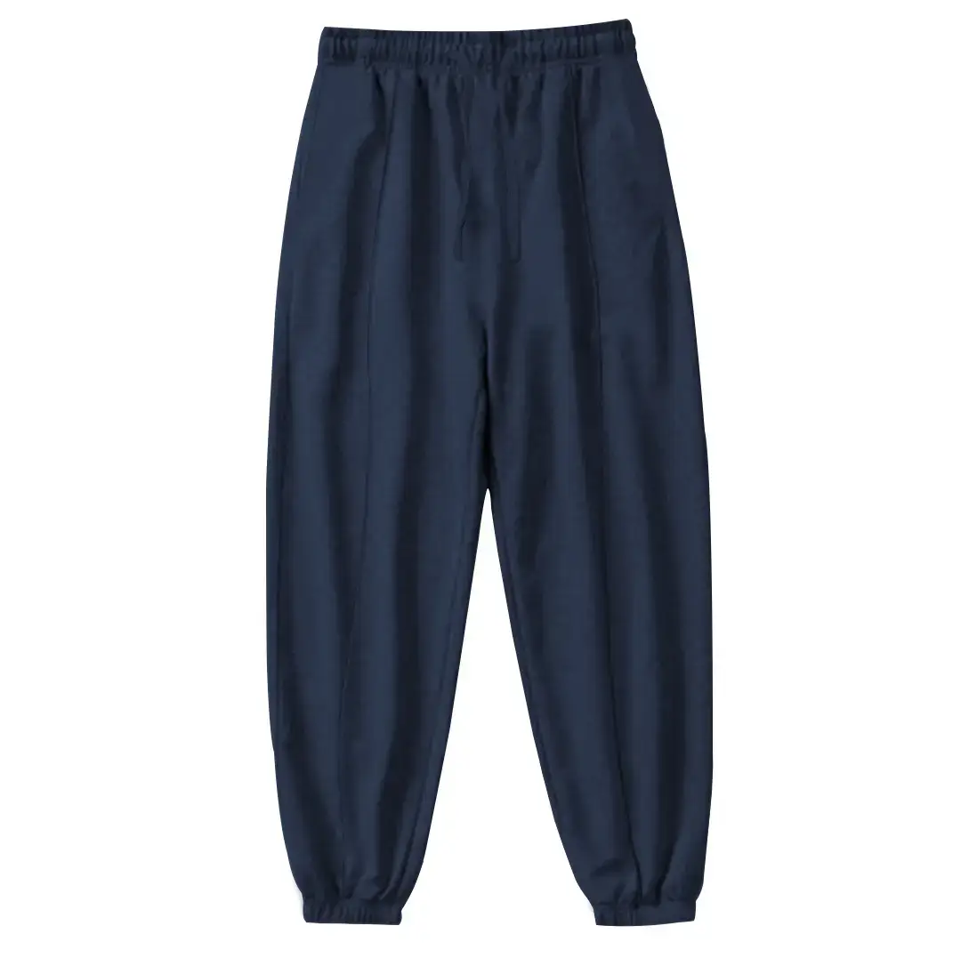 Blue Solid Plus Size Casual Jogger Pants for Men — feature 23