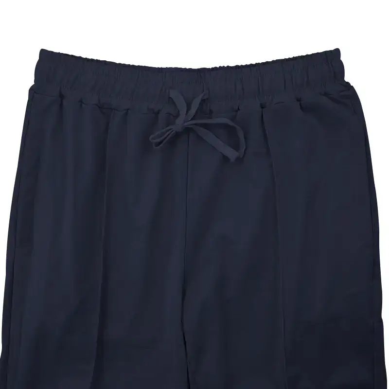 Blue Solid Plus Size Casual Jogger Pants for Men — feature 24