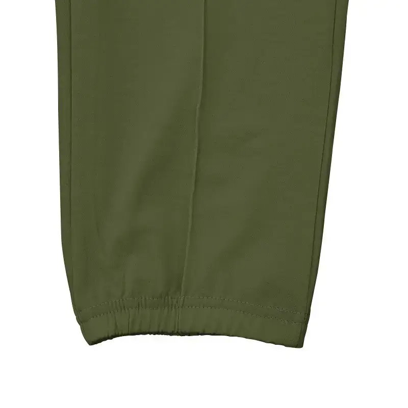Blue Solid Plus Size Casual Jogger Pants for Men — feature 40