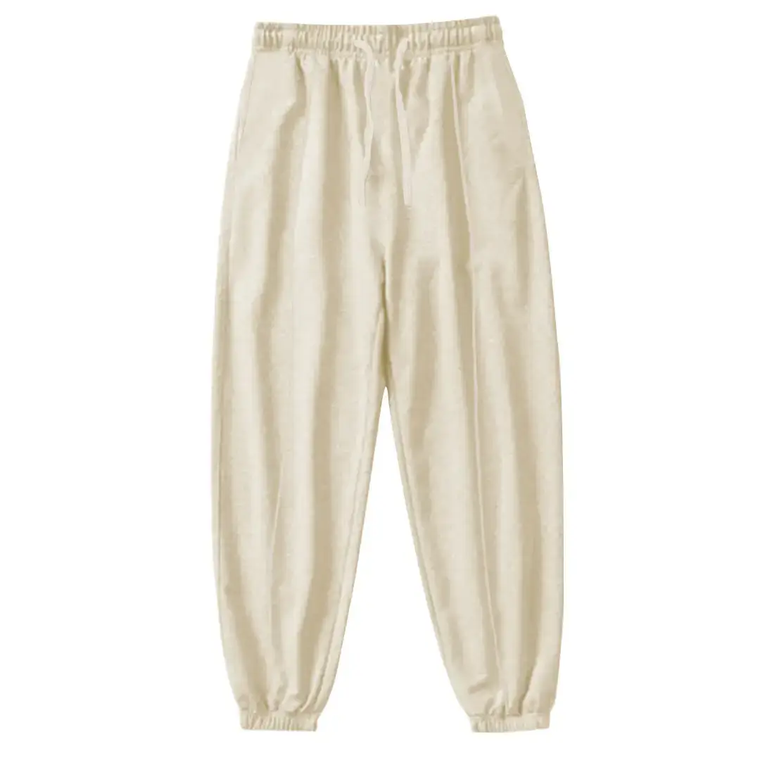 Blue Solid Plus Size Casual Jogger Pants for Men — feature 44