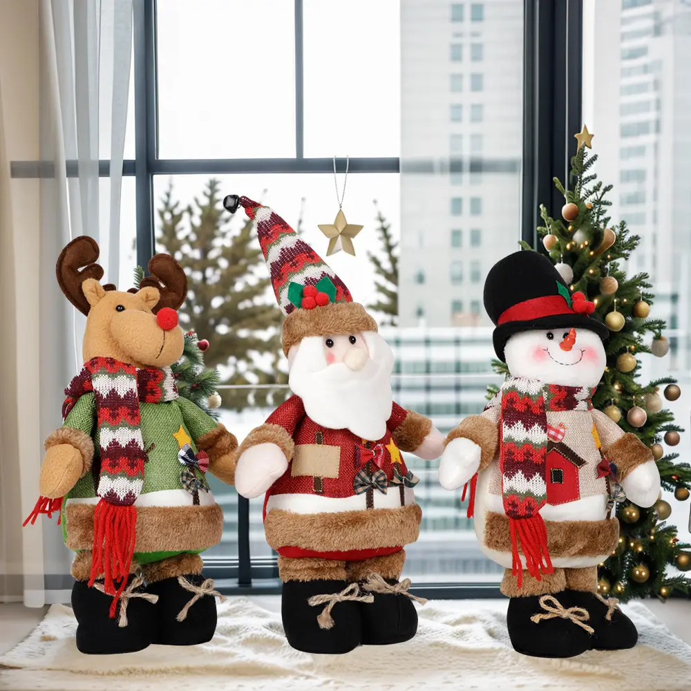 Christmas Snowman & Reindeer Decor Set for Home — feature 3