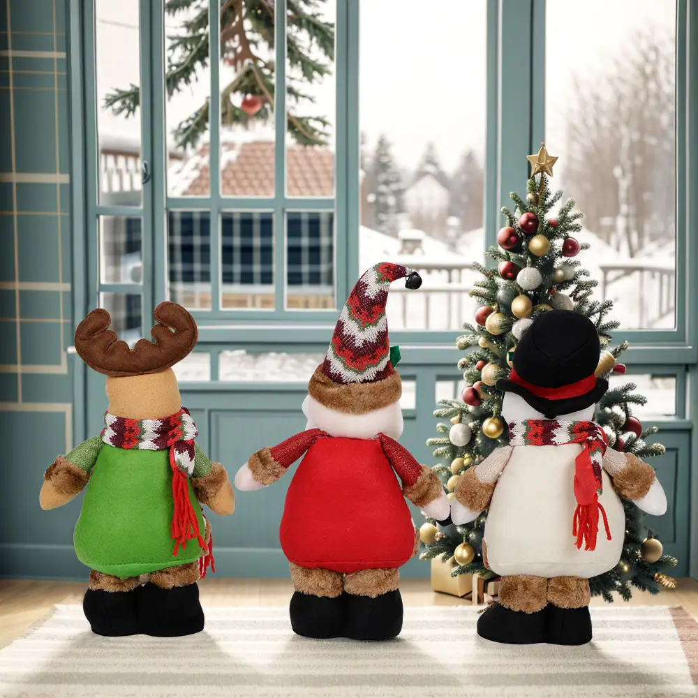 Christmas Snowman & Reindeer Decor Set for Home — feature 5