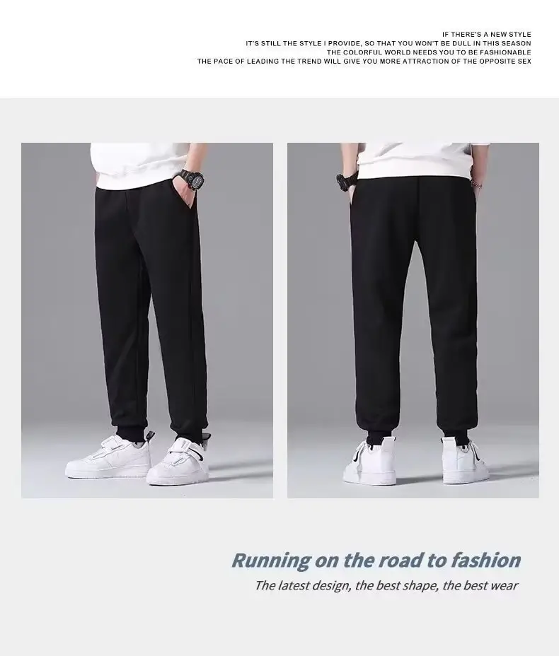 Men Fleece Lined Warm Jogger Pants Grey — feature 31