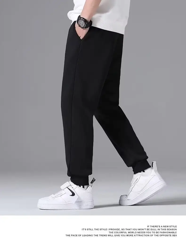Men Fleece Lined Warm Jogger Pants Grey — feature 33