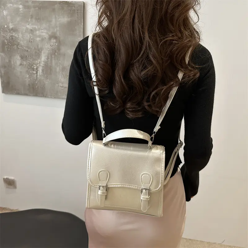 Silver Shoulder Bag for Women 2024 College Style - Image 8