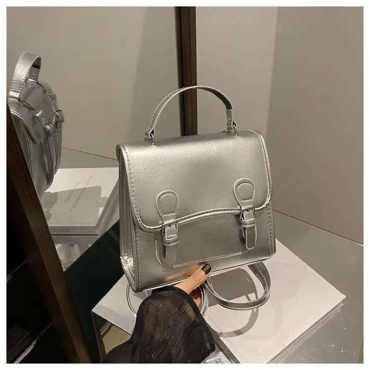Silver Shoulder Bag for Women 2024 College Style — feature 23