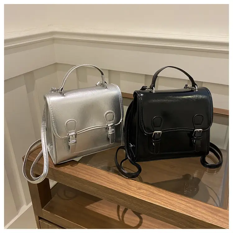 Silver Shoulder Bag for Women 2024 College Style — feature 26