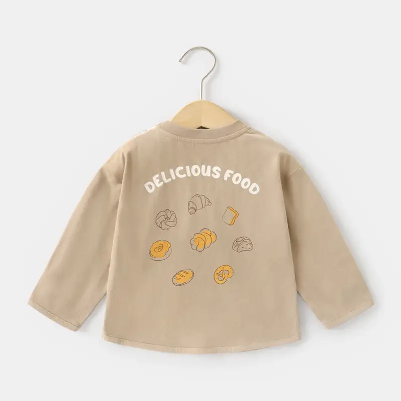 Pure Cotton Long Sleeve T-Shirt for Boys Spring Autumn - Image 2