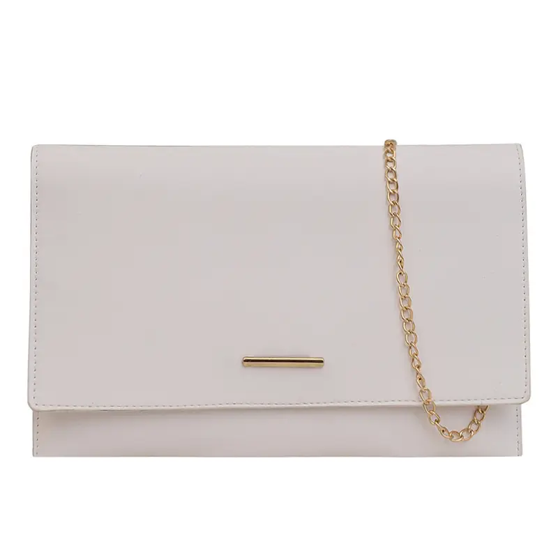 Orange Chain Clutch Bag for Women Summer - Image 2