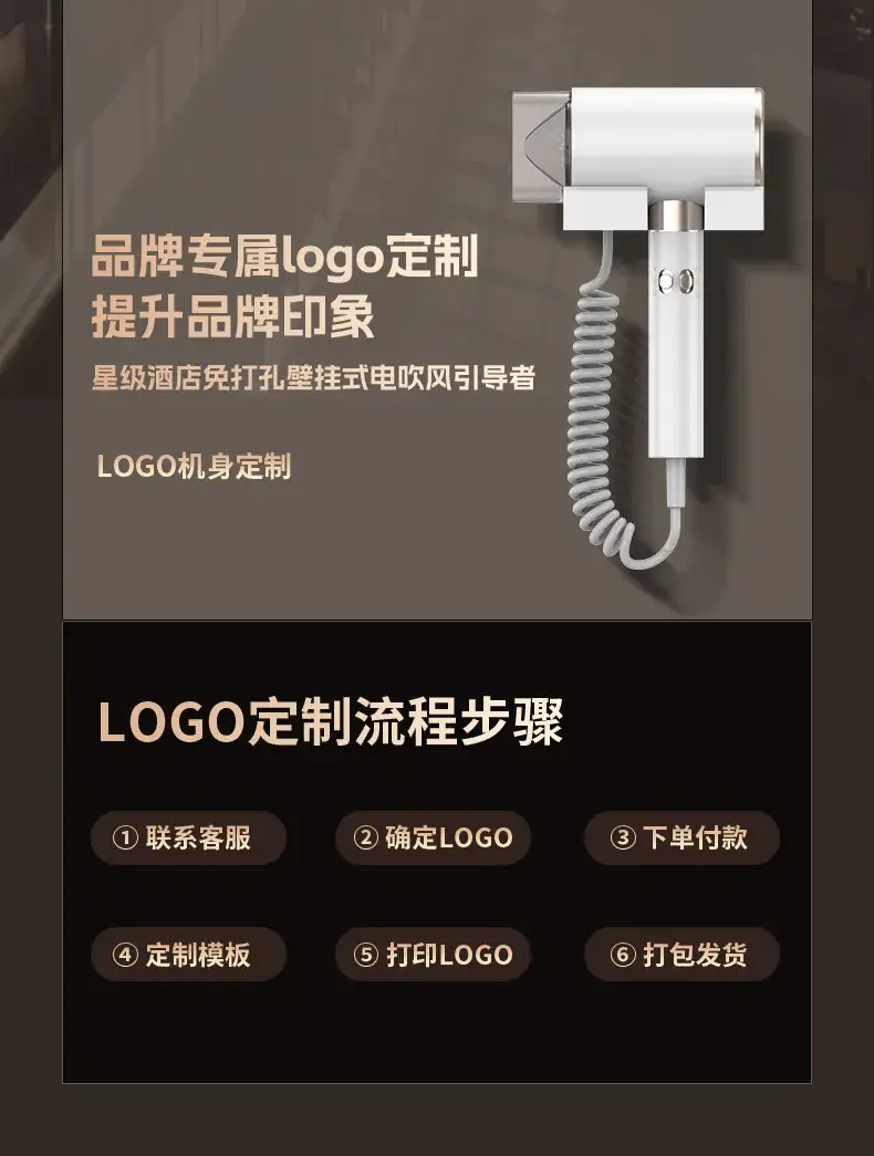 Wall-Mounted Hair Dryer for Hotels and Offices — feature 2