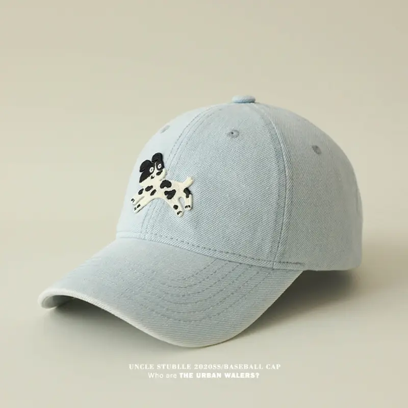 Stubble Puppy Cow Earrings Cap for Men Women — feature 3