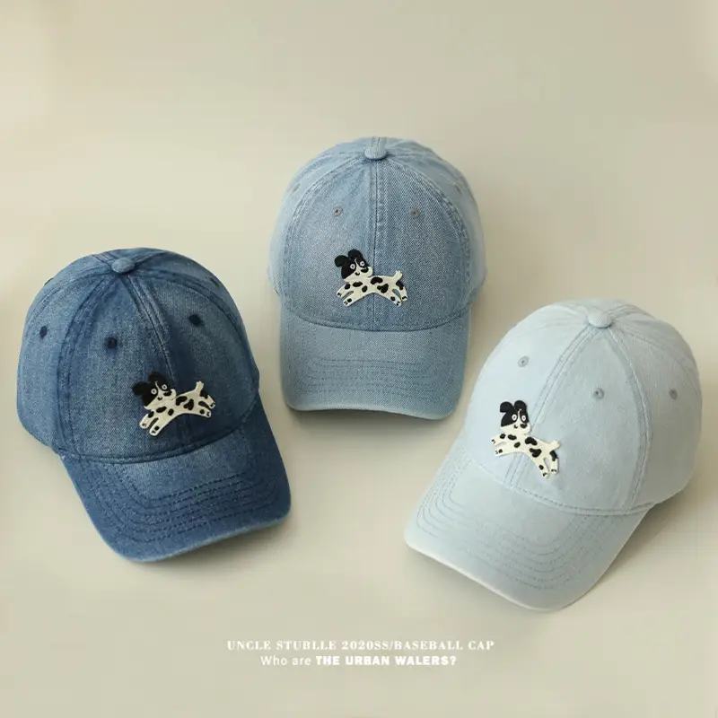 Stubble Puppy Cow Earrings Cap for Men Women — feature 5
