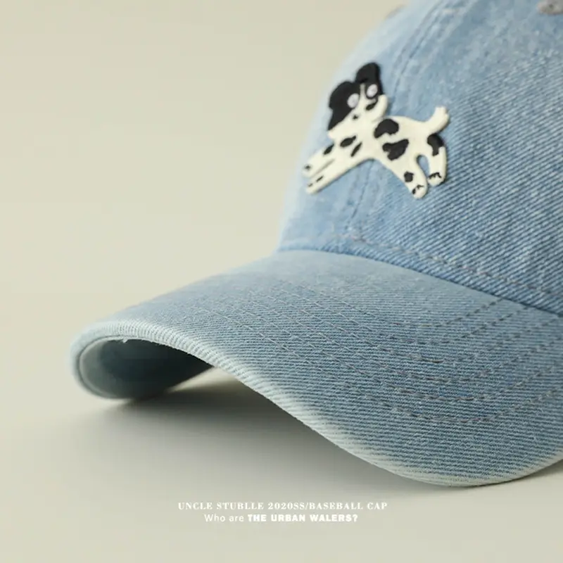 Stubble Puppy Cow Earrings Cap for Men Women — feature 7