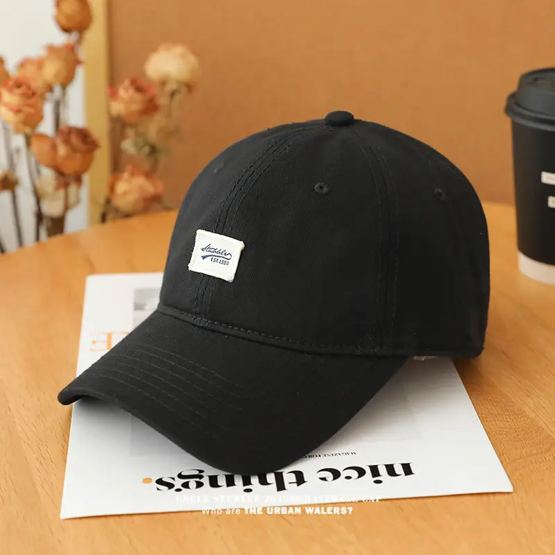 Men's Beige Baseball Cap with Wide Brim — feature 12