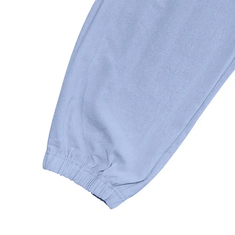 Men's Gray Drawstring Multi-Pocket Wide Tube Pants — feature 20