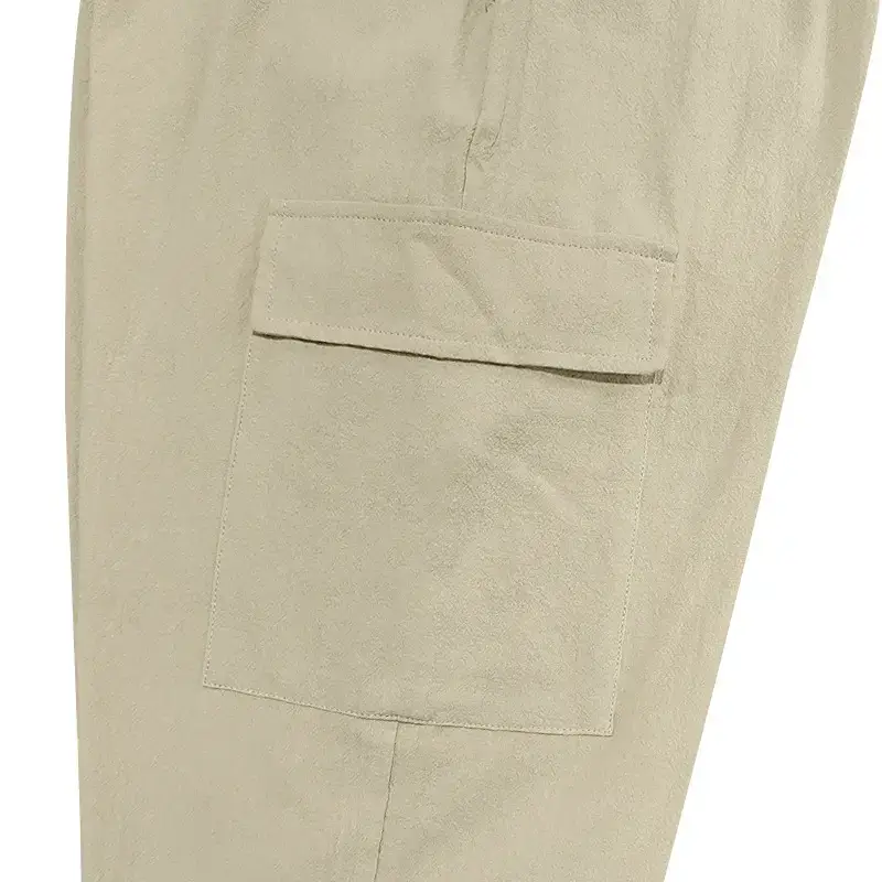Men's Gray Drawstring Multi-Pocket Wide Tube Pants — feature 43