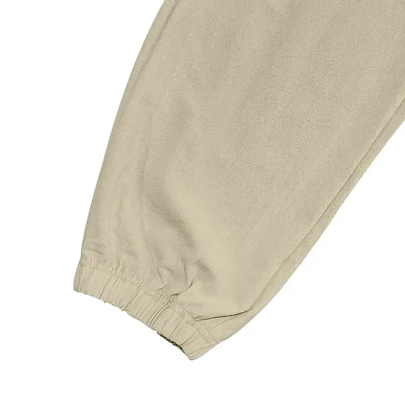 Men's Gray Drawstring Multi-Pocket Wide Tube Pants — feature 44