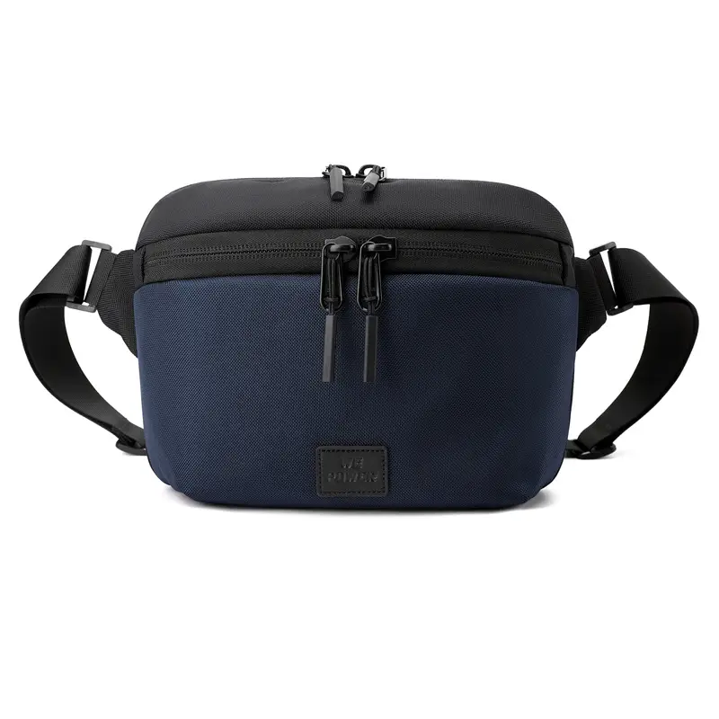 Black Casual Riding Satchel Waist Bag Travel Bag