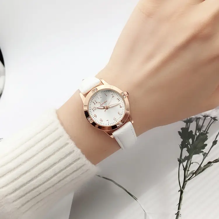 Luminous Pink Kids Watch for Girls Junior High School