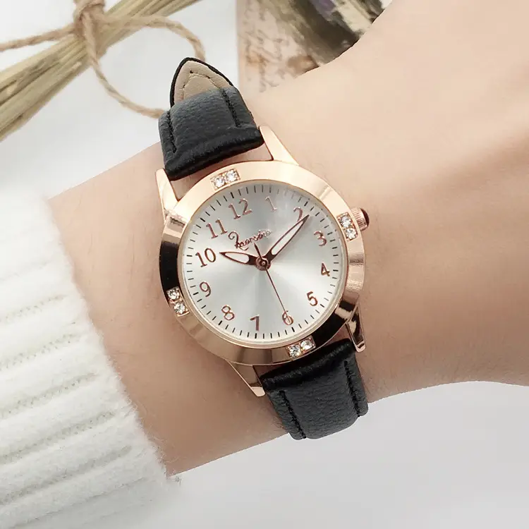 Luminous Pink Kids Watch for Girls Junior High School