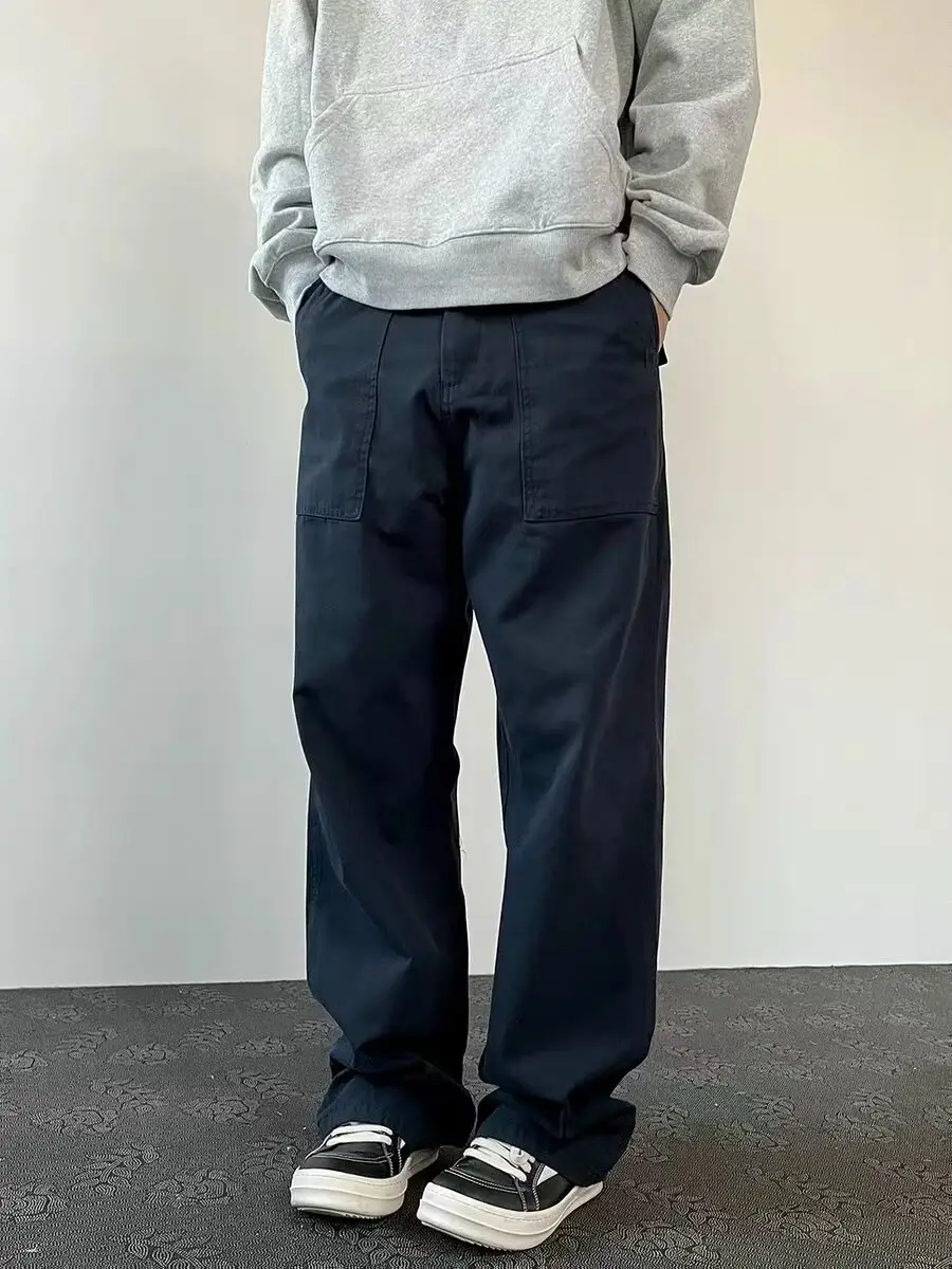 Men's American Style Loose Straight Casual Trousers