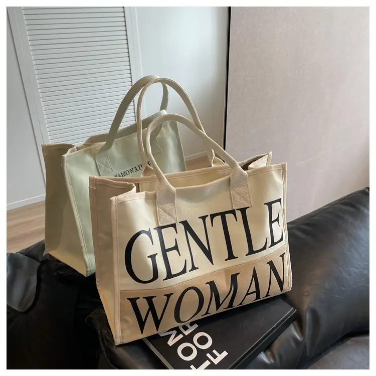 Women's Canvas Shoulder Bag "Gentle Woman" 2024 — feature 22