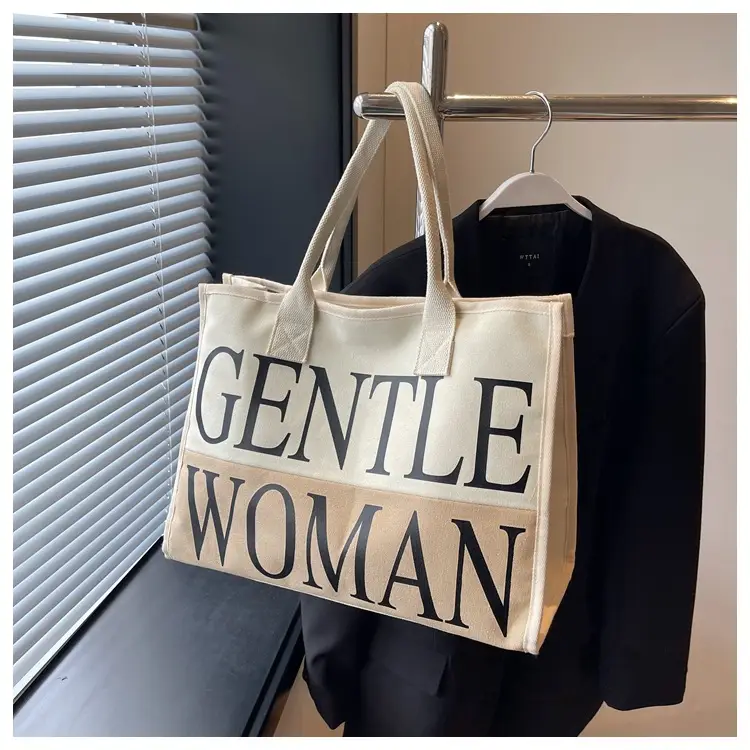 Women's Canvas Shoulder Bag "Gentle Woman" 2024 — feature 23