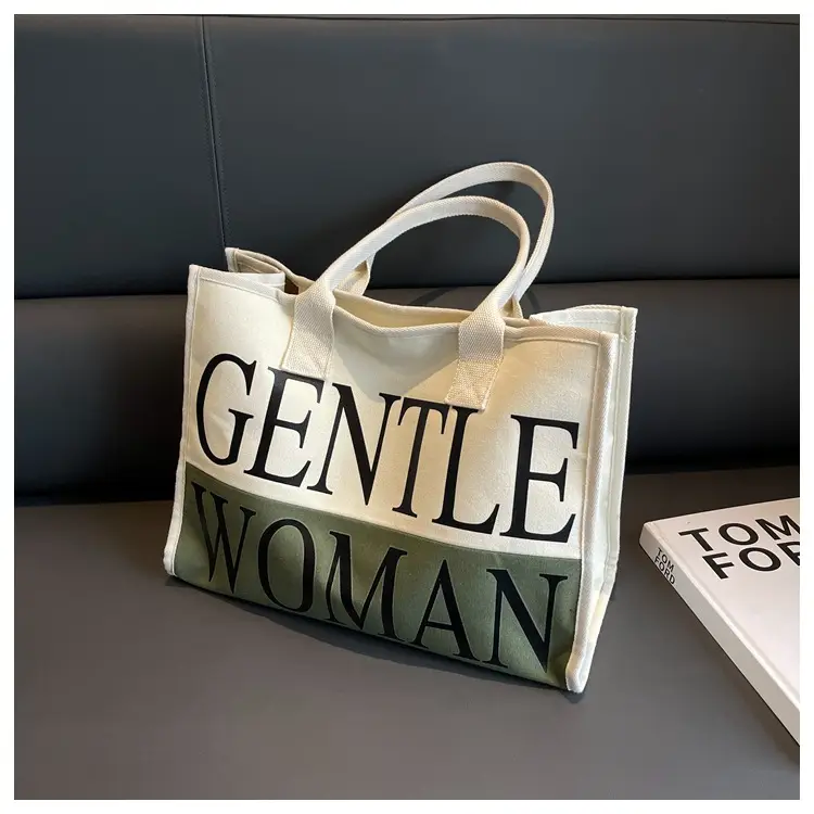 Women's Canvas Shoulder Bag "Gentle Woman" 2024 — feature 25