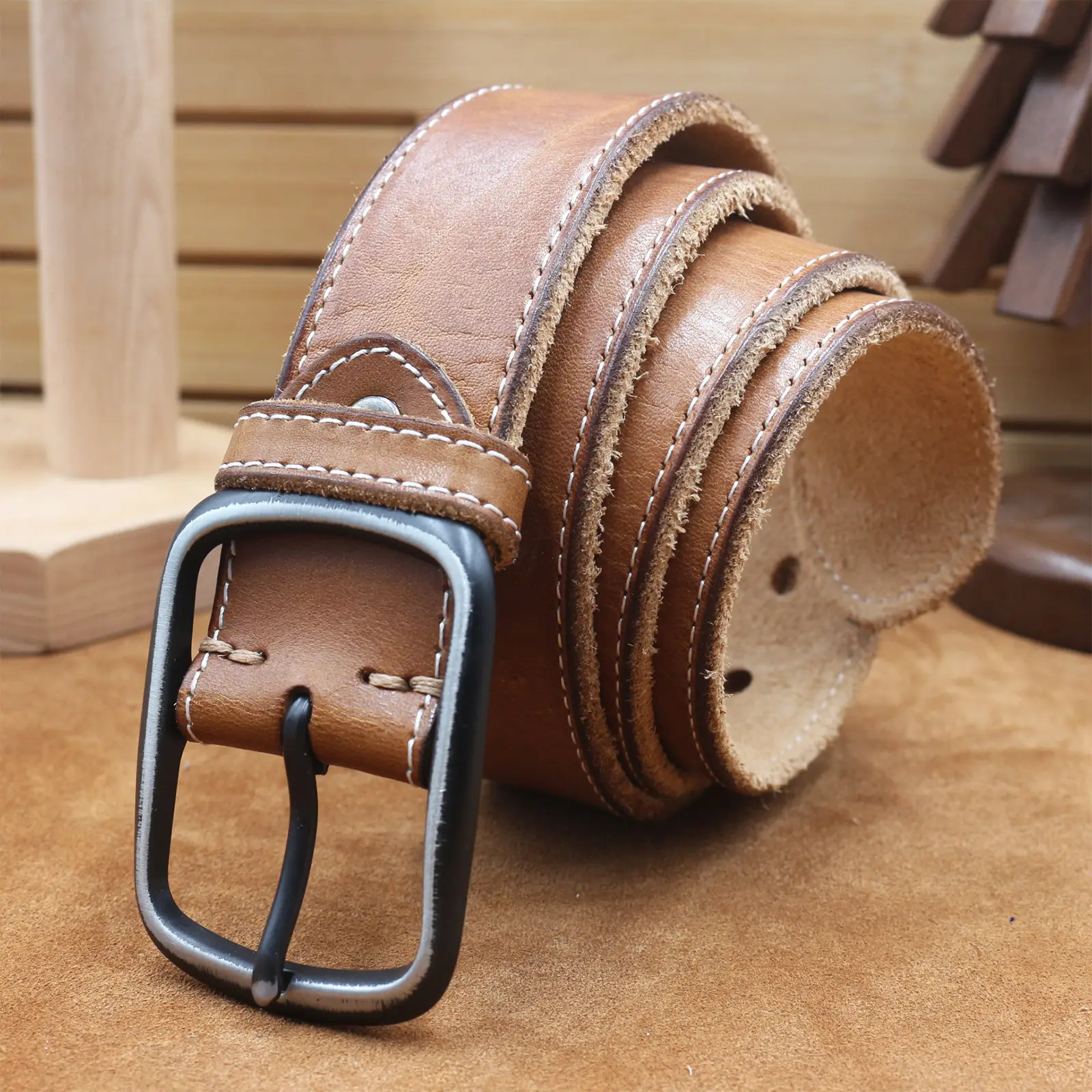 3.8CM Genuine Leather Belt for Men — feature 10