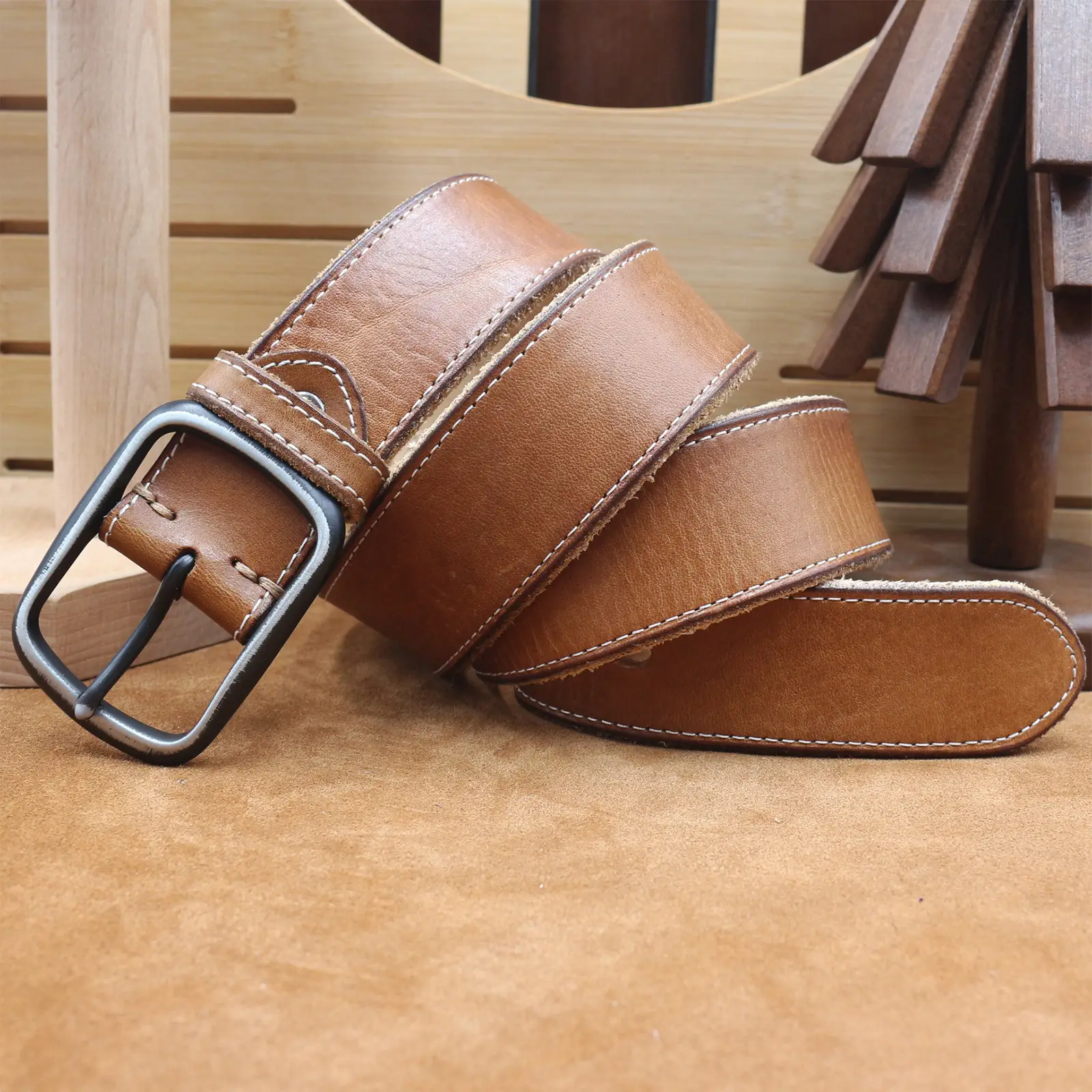 3.8CM Genuine Leather Belt for Men — feature 11