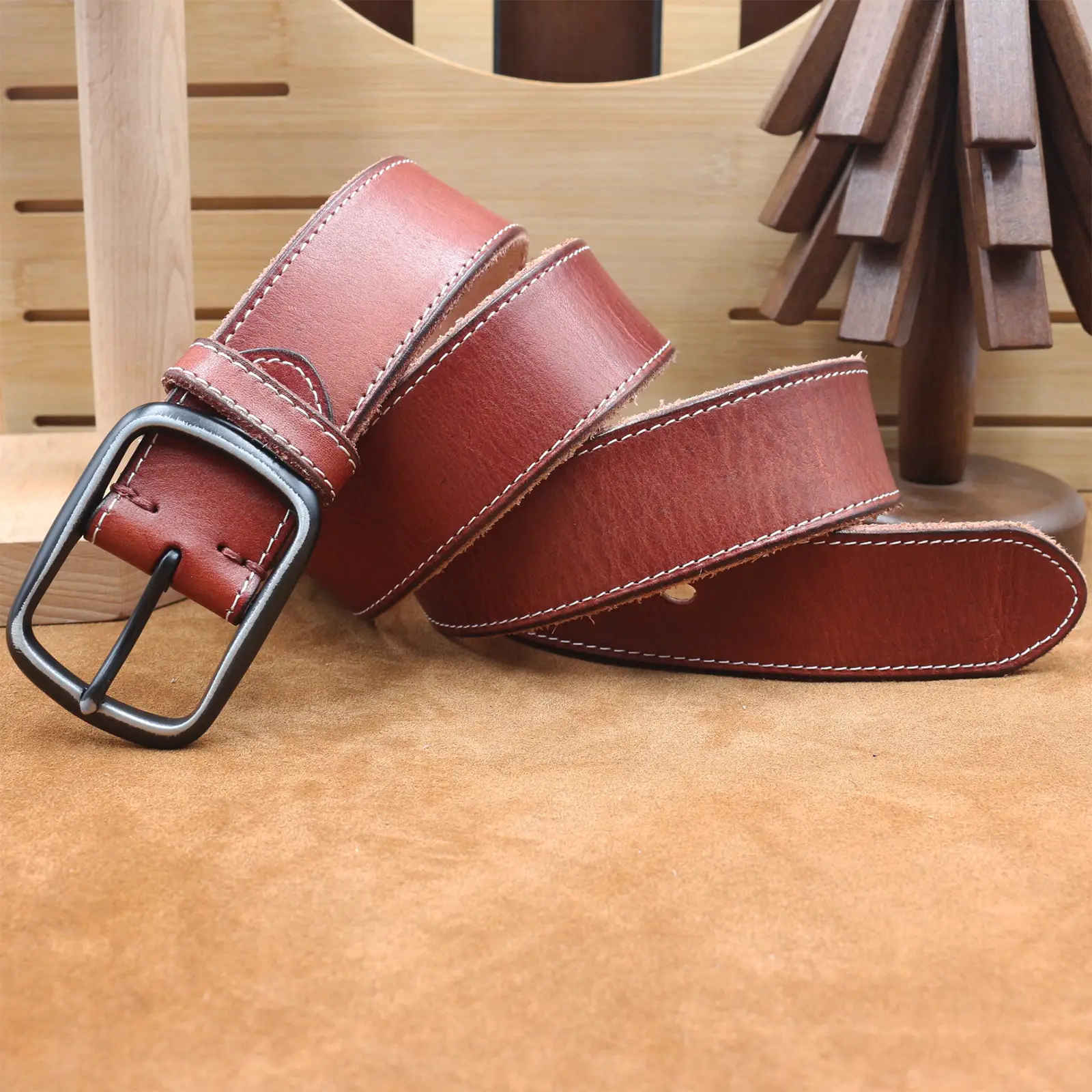 3.8CM Genuine Leather Belt for Men — feature 17