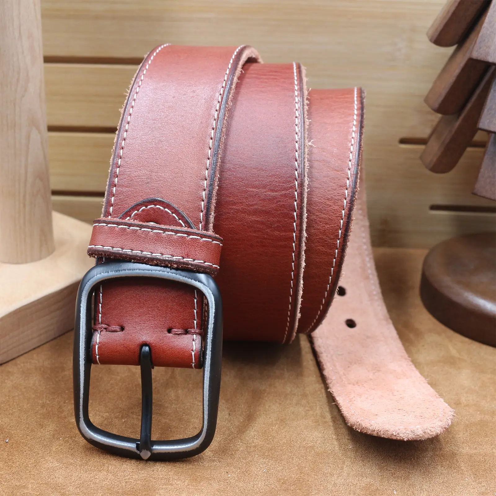 3.8CM Genuine Leather Belt for Men — feature 18