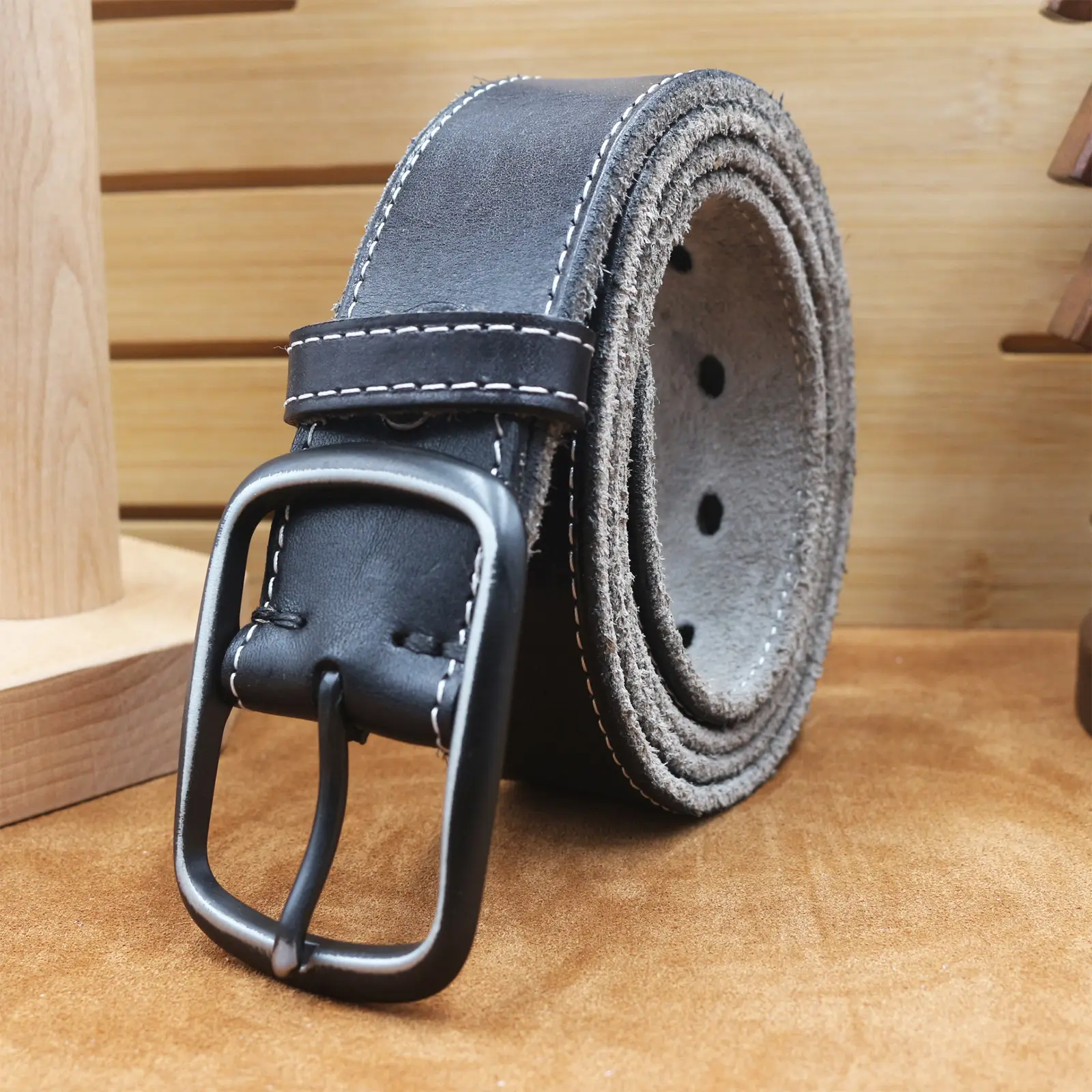 3.8CM Genuine Leather Belt for Men — feature 21