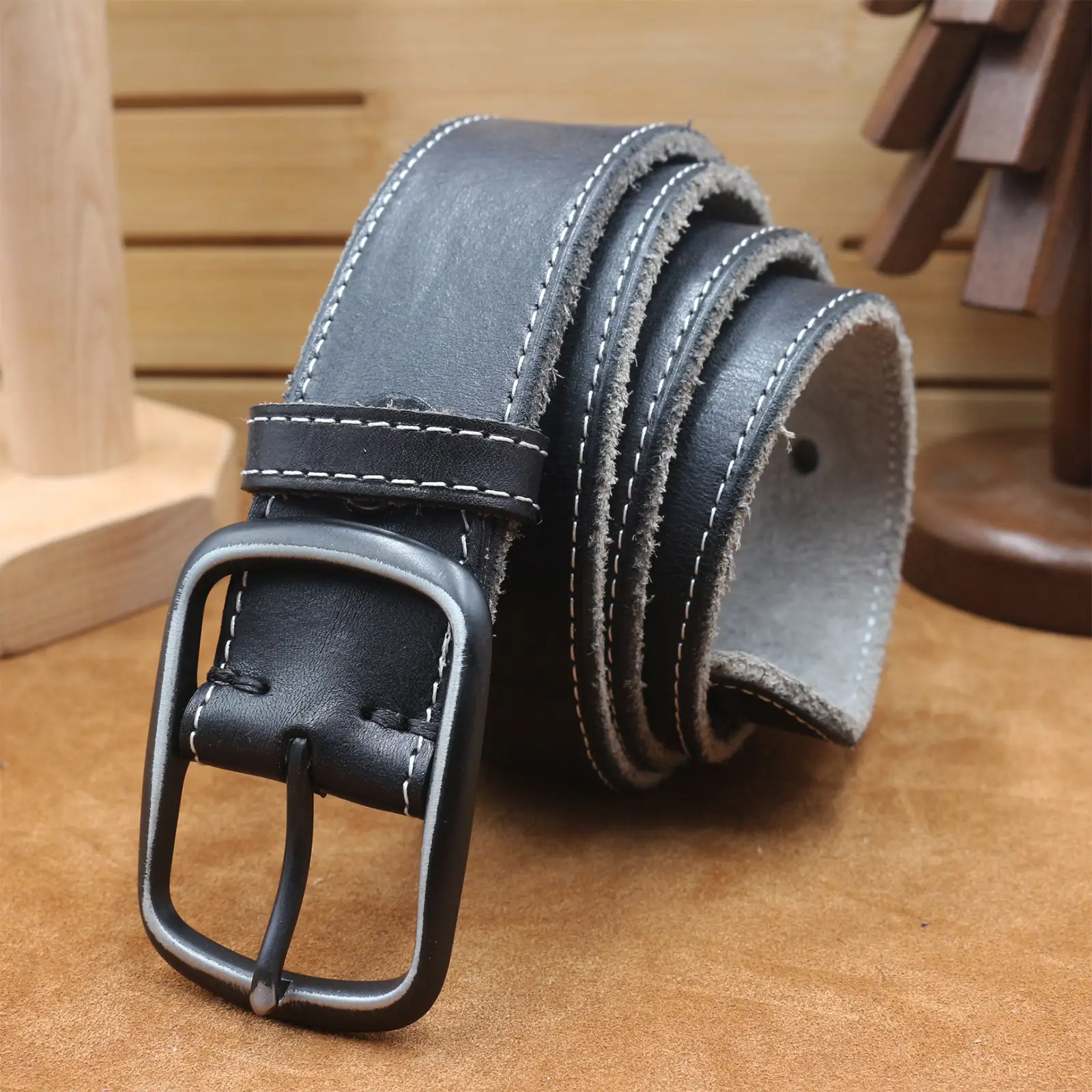 3.8CM Genuine Leather Belt for Men — feature 22