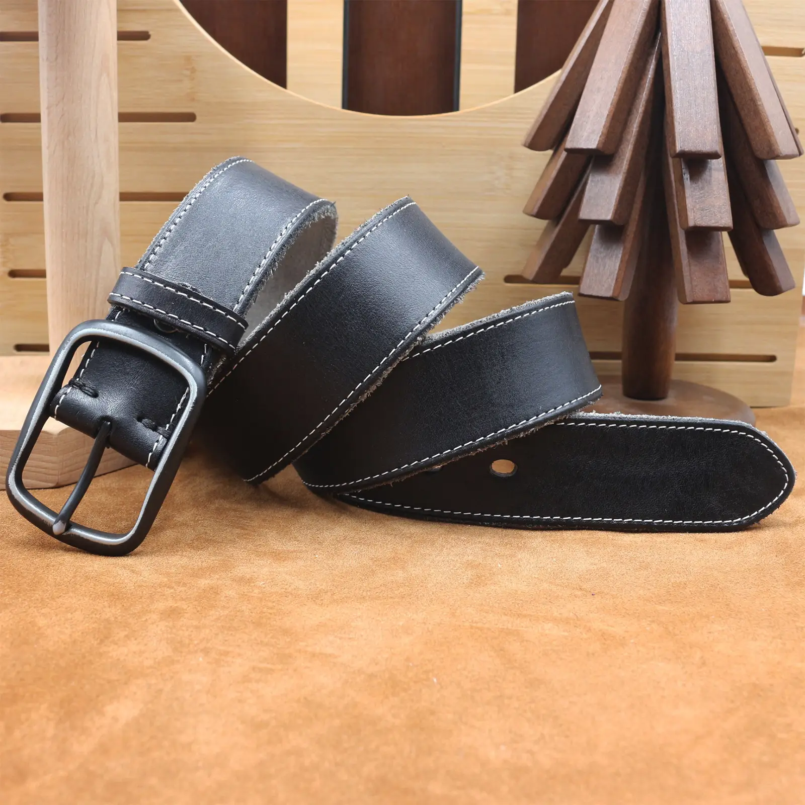 3.8CM Genuine Leather Belt for Men — feature 23