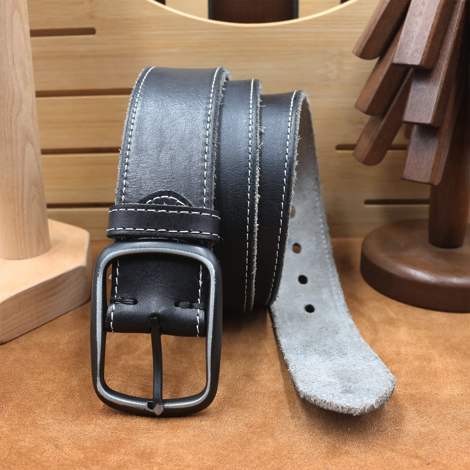 3.8CM Genuine Leather Belt for Men — feature 24