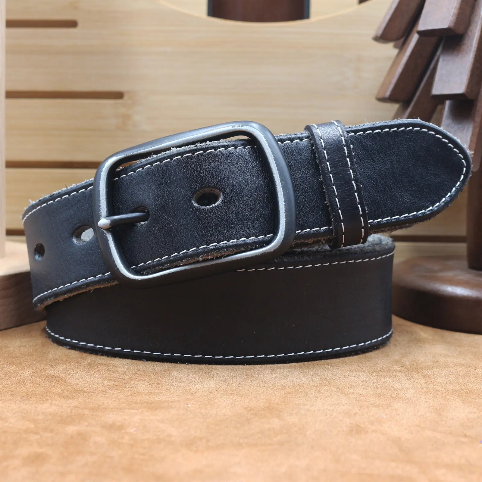 3.8CM Genuine Leather Belt for Men — feature 25