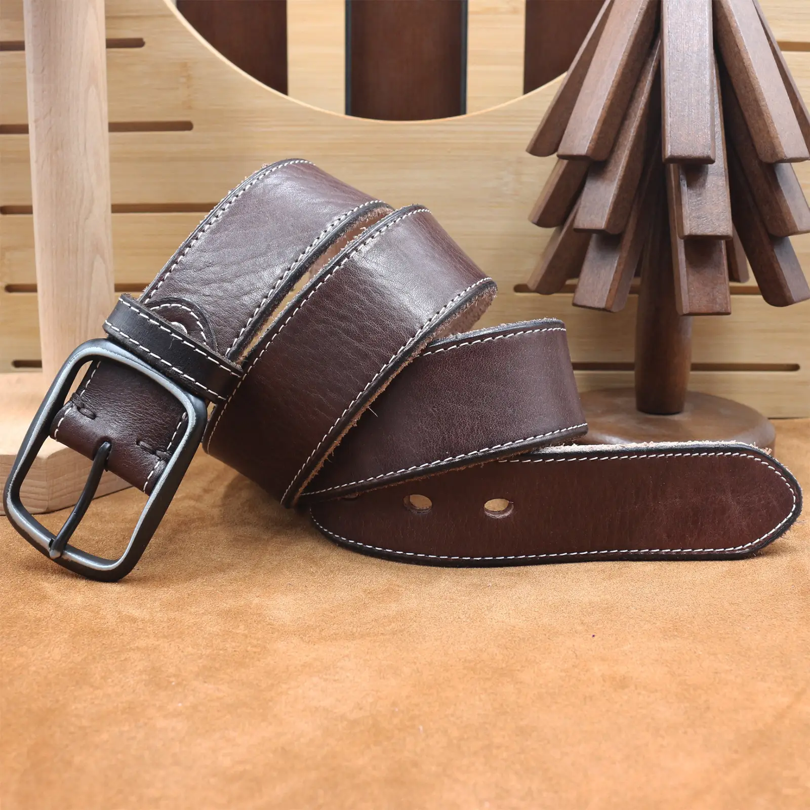 3.8CM Genuine Leather Belt for Men — feature 5